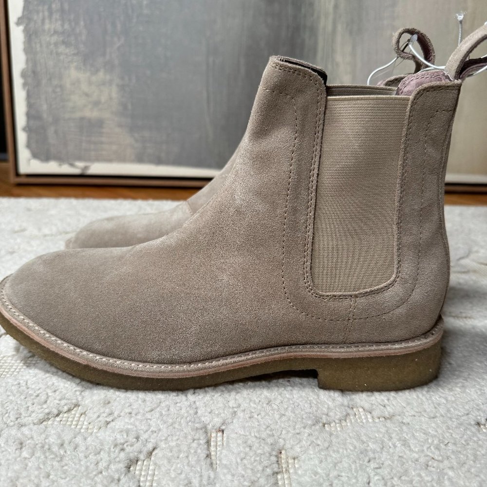 Eivil Regime men's Tan Suede Leather Clyde Boot Slip On Chukka Style Shoe Brando - Picture 2 of 7